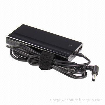 Replacement AC Adapter for NEC Laptop, 60W 19V 3.16A, 5.5*2.5mm L-tip, Ultra-slim with USB Slot